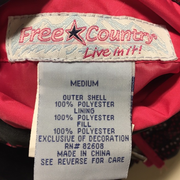 Free Country Girls Reversible Jacket - Picture 7 of 7